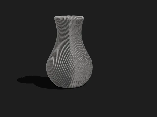 Twisted Fin Vase