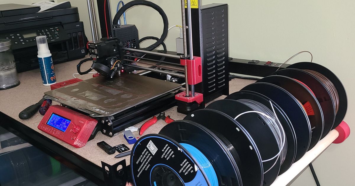 Muscle Rack Filament Spool Rack by roosteralex82 | Download free STL ...