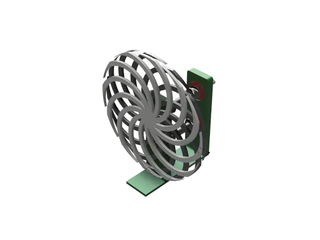 Spinning Suns Mechanical Sculpture