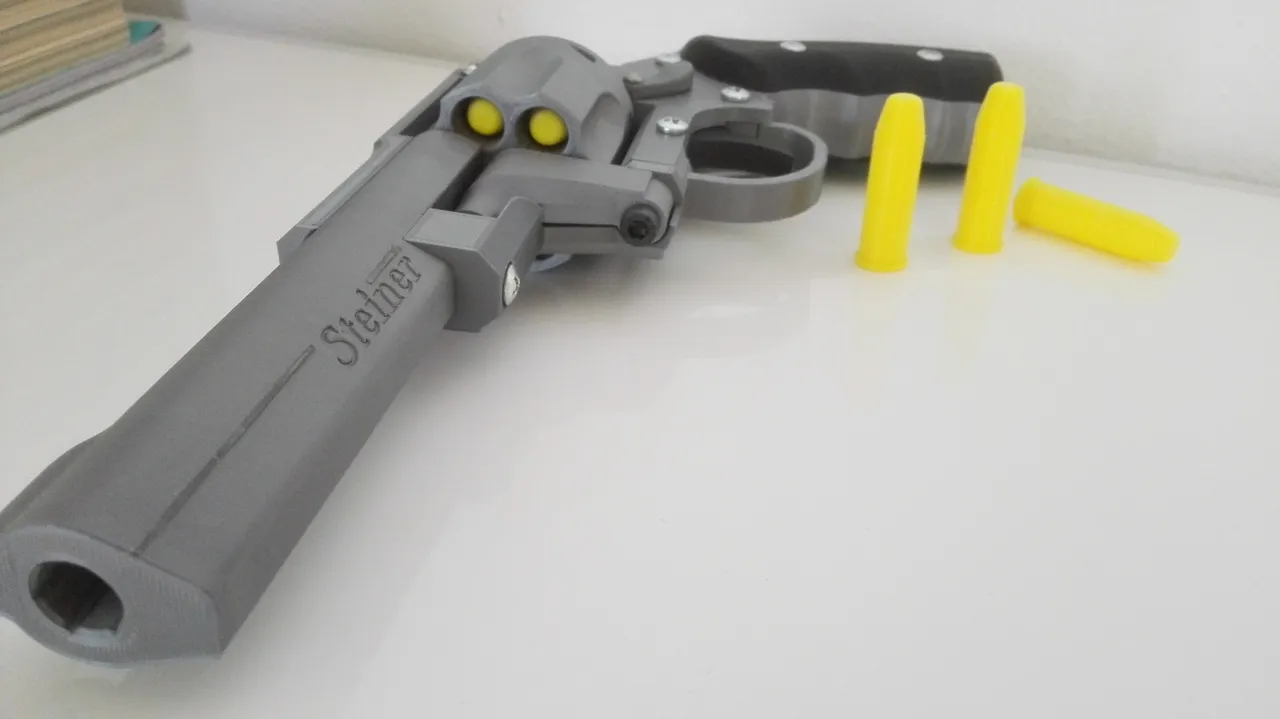 Fichier STL Mini revolver jouet 🧸・Design imprimable en 3D à