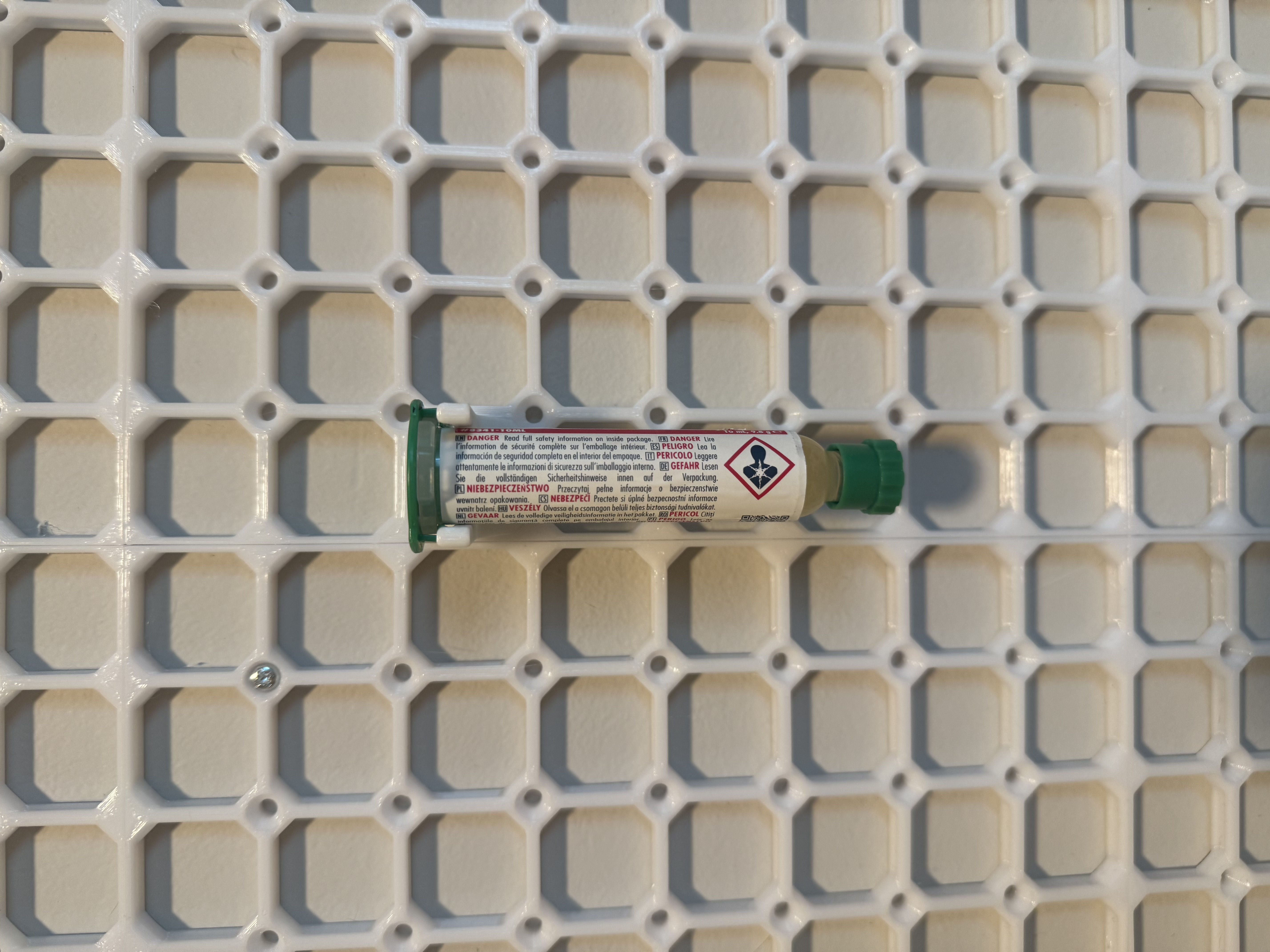 Flux Syringe Holder openGrid