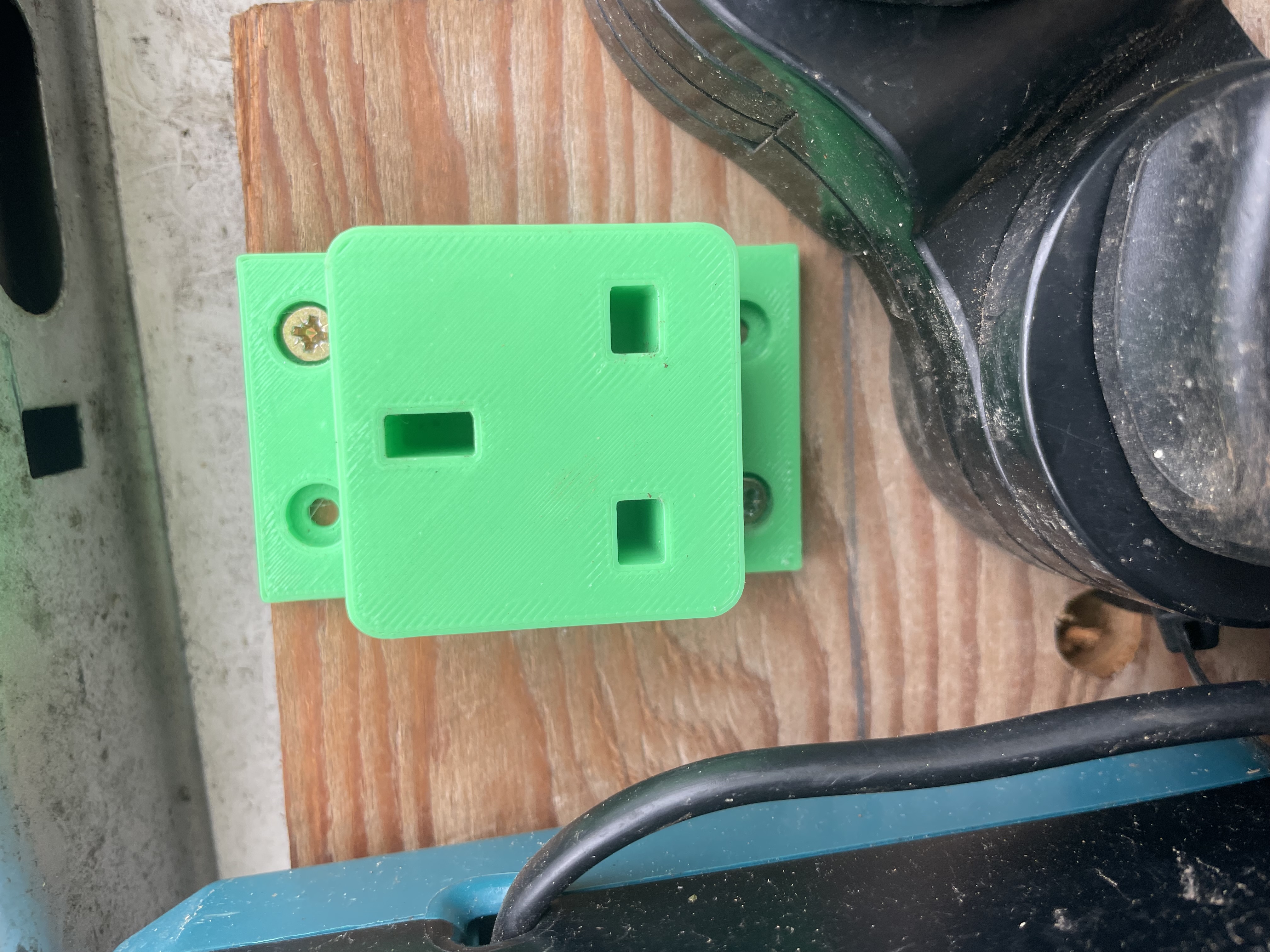UK Plug Holder Wall Mountable.