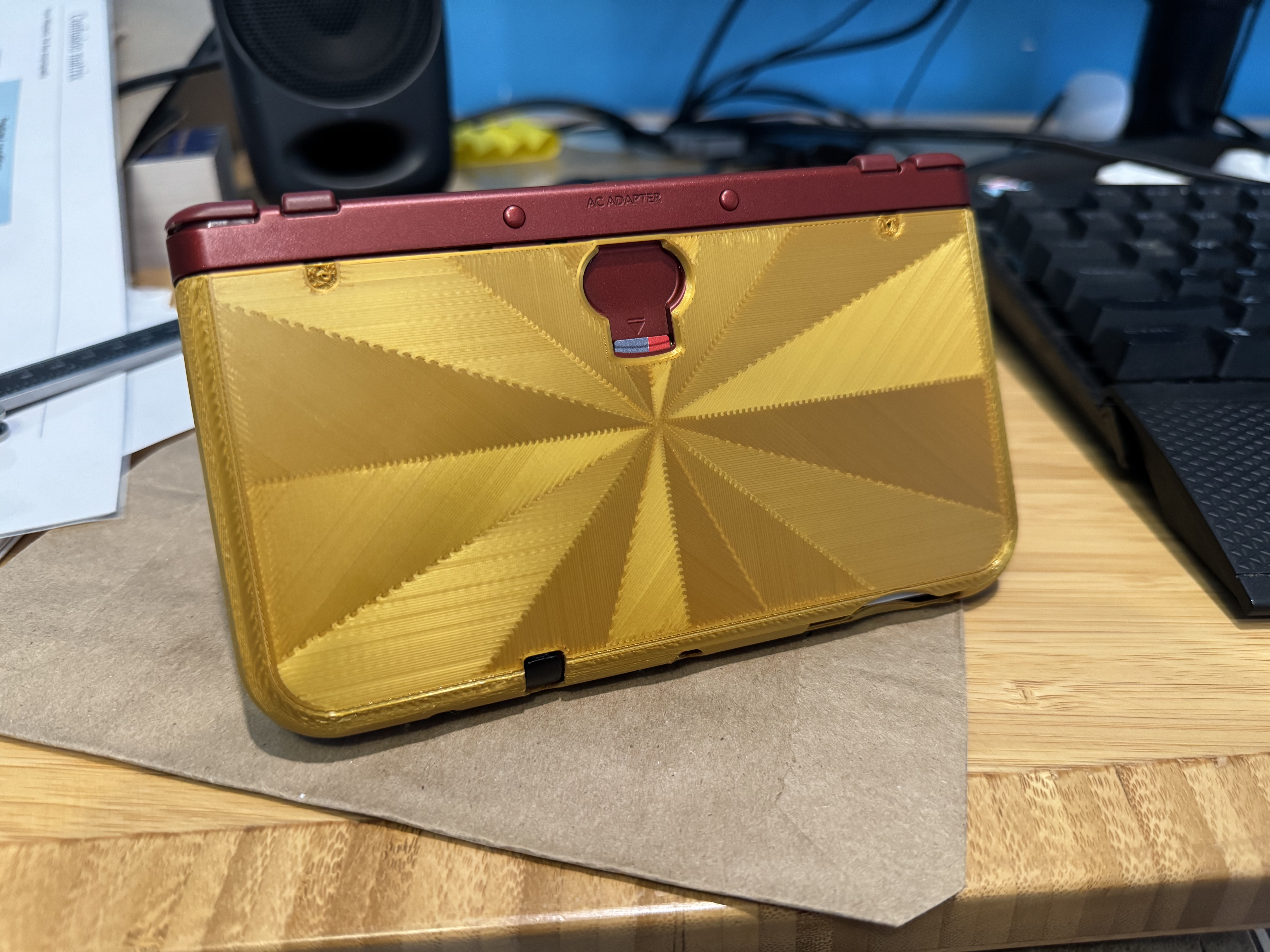 New 3DS XL Battery Cover Plate w/MicroSD Cut Out (better version)