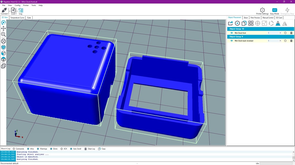 Miniatura 4 do modelo 3D ICE CUBE CLOCK