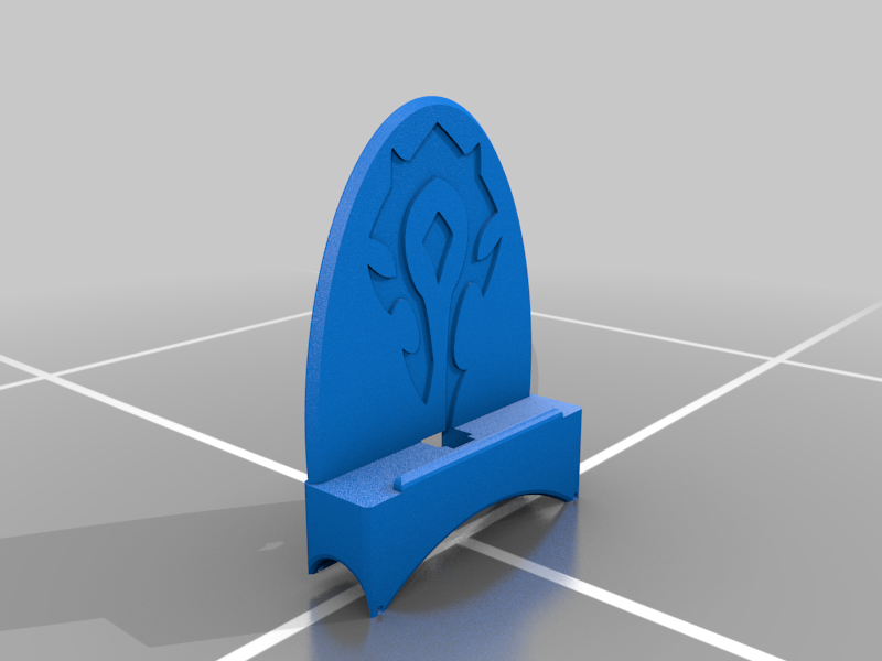 Phone charger stand; For the Horde.