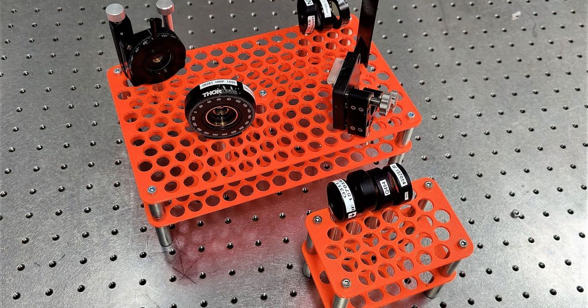 Customizable optical holder by Filip Sośnicki Download free STL model