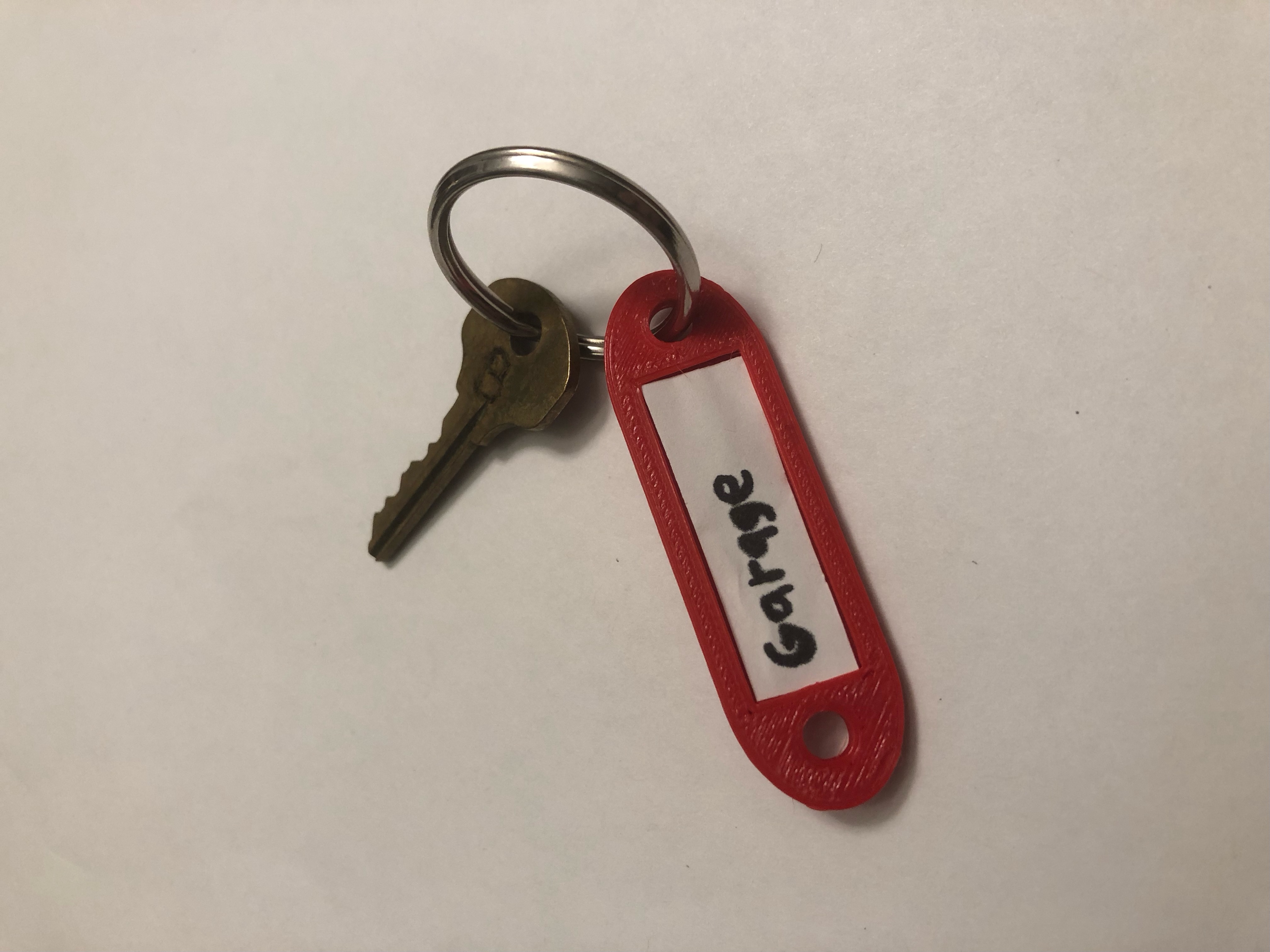 Writable keychain by Wristy9967 | Download free STL model | Printables.com