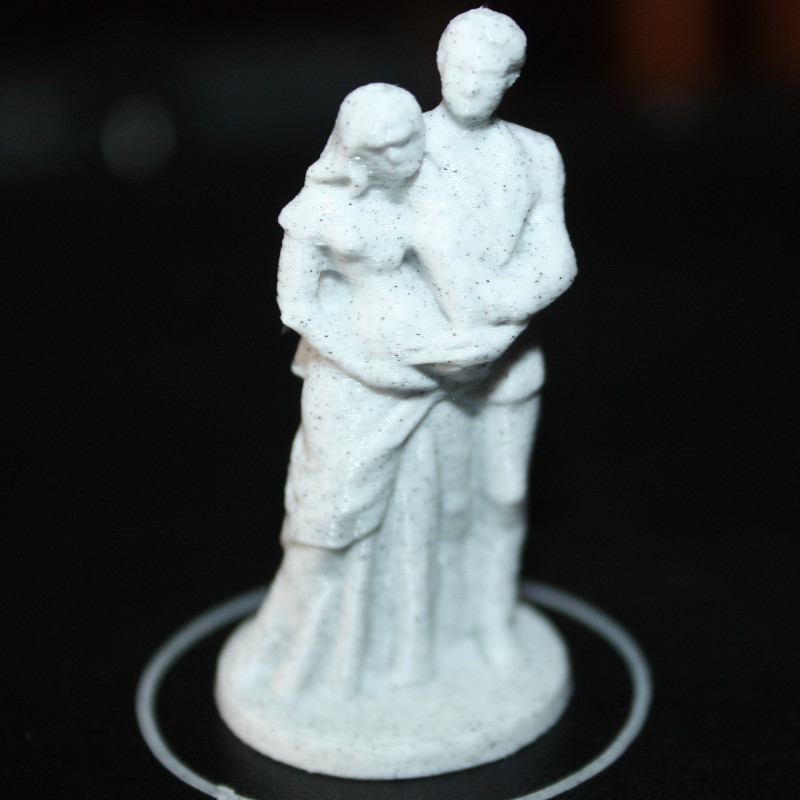 Cake deco Embrace Pragnant Couple Nosupport FDM Ready