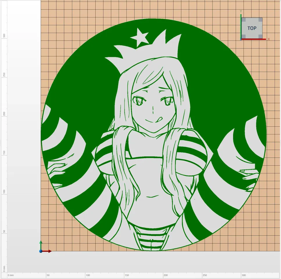 Starbucks Siren - NSFW by Tom | Download free STL model