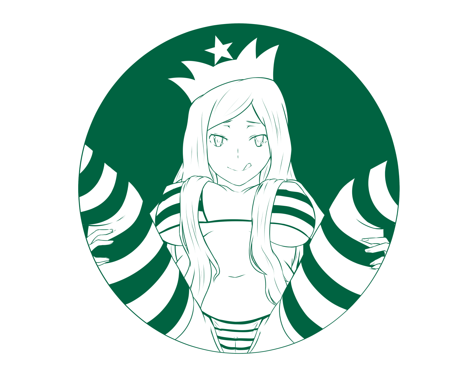 Starbucks Siren Nsfw By Tom Download Free Stl Model