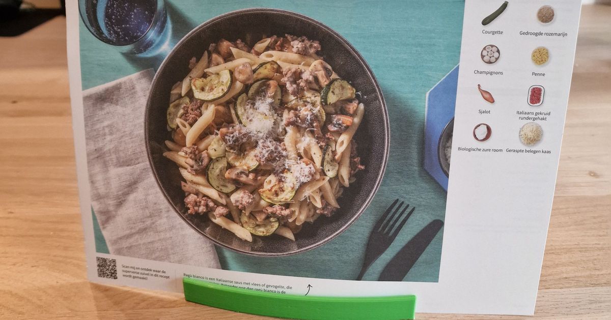 HelloFresh Recipe Holder by Srutgers Download free STL model