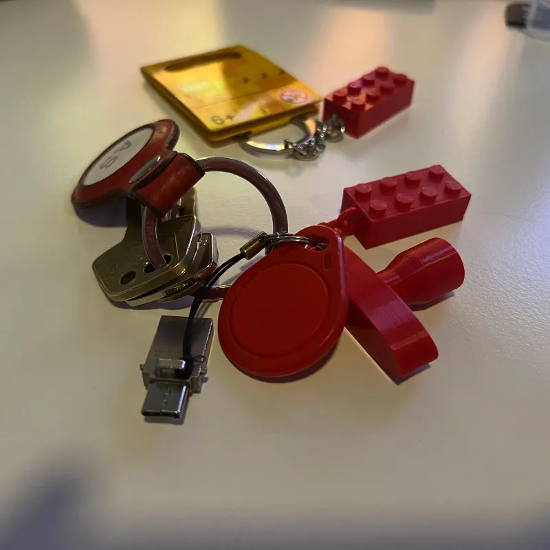 Lego Key Holder by m0dule, Download free STL model