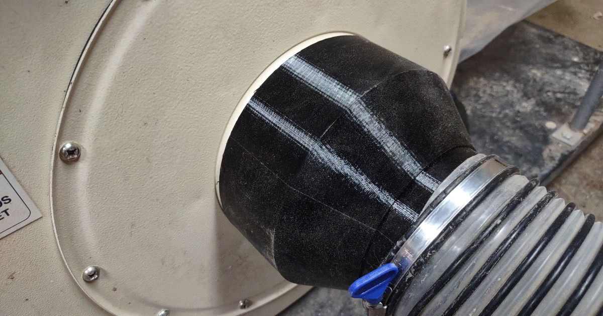 Shop Fox Inlet Adapter by outlaws42 Download free STL model