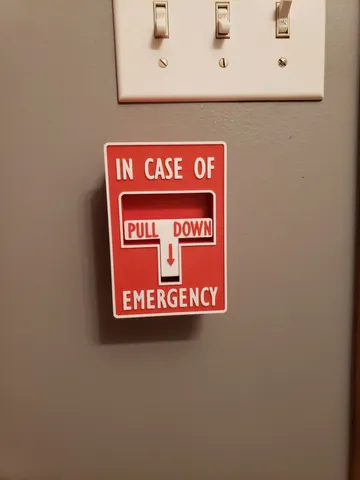 In Case Of Emergency Lockable Storage Box