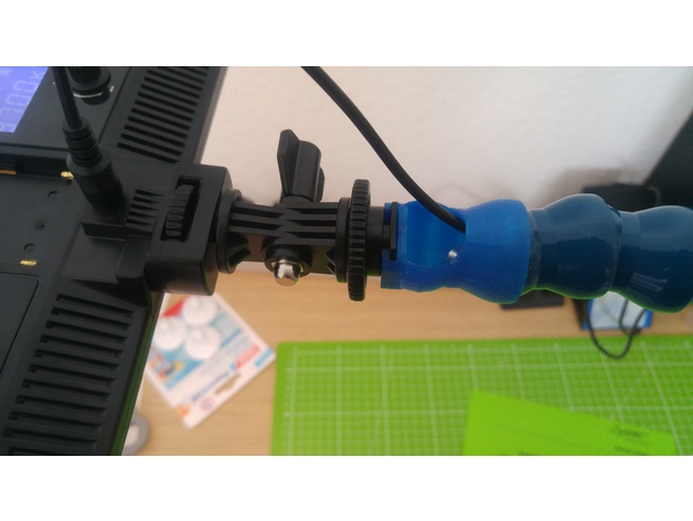 Miniatura 3 do modelo 3D WORKBENCH LED LAMP MOUNT