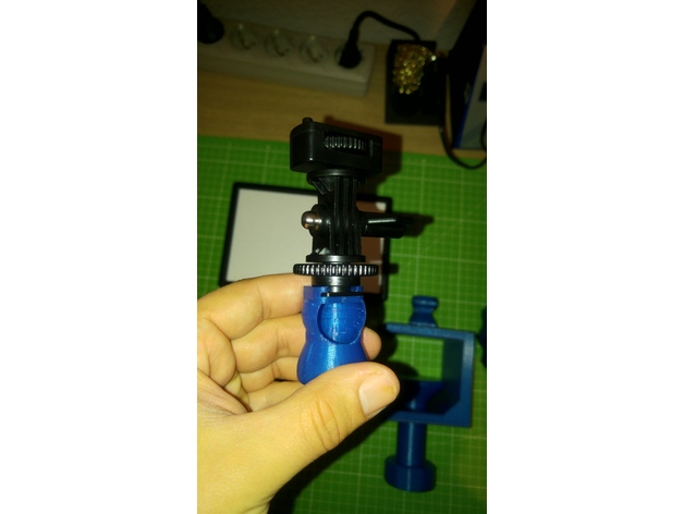 Miniatura 8 do modelo 3D WORKBENCH LED LAMP MOUNT
