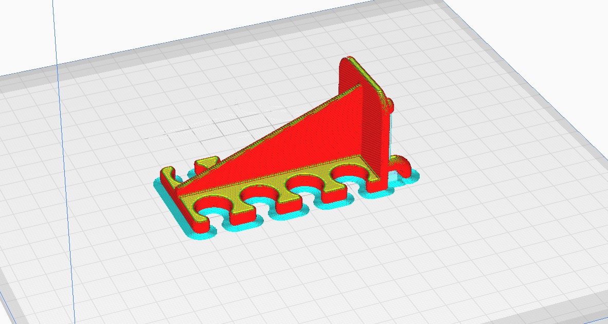 Pegboard Hanger For Cables by Klave | Download free STL model ...