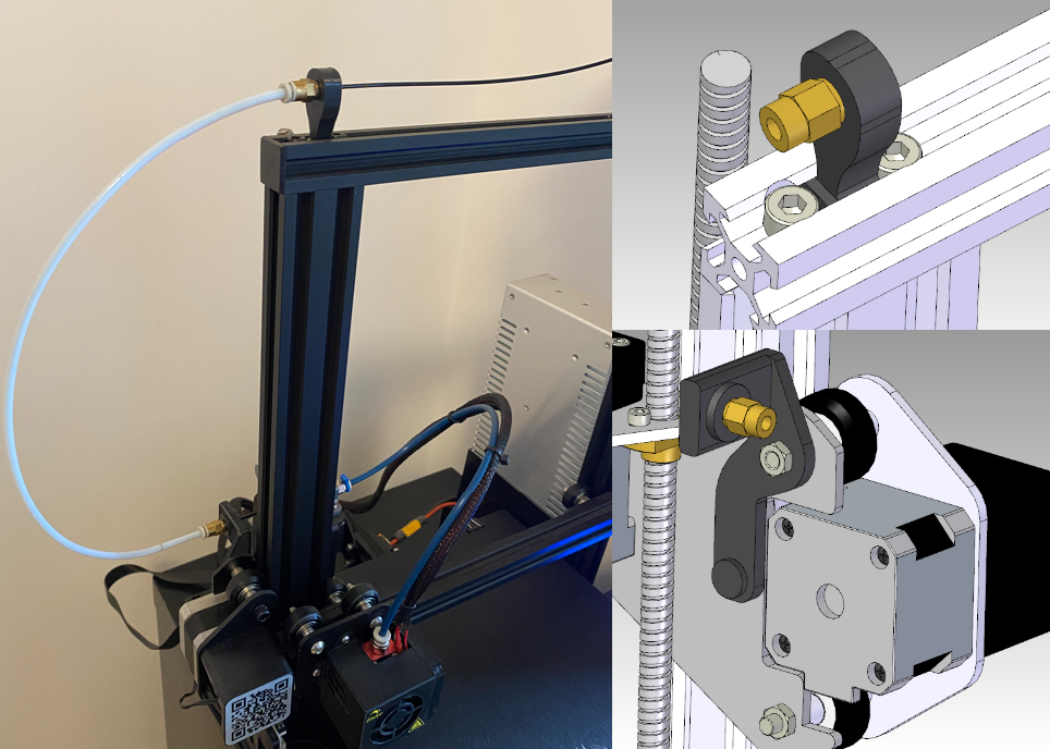 how to put filament in ender 3 s1 pro