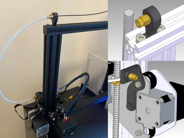 ender 3 pro filament guide stl
