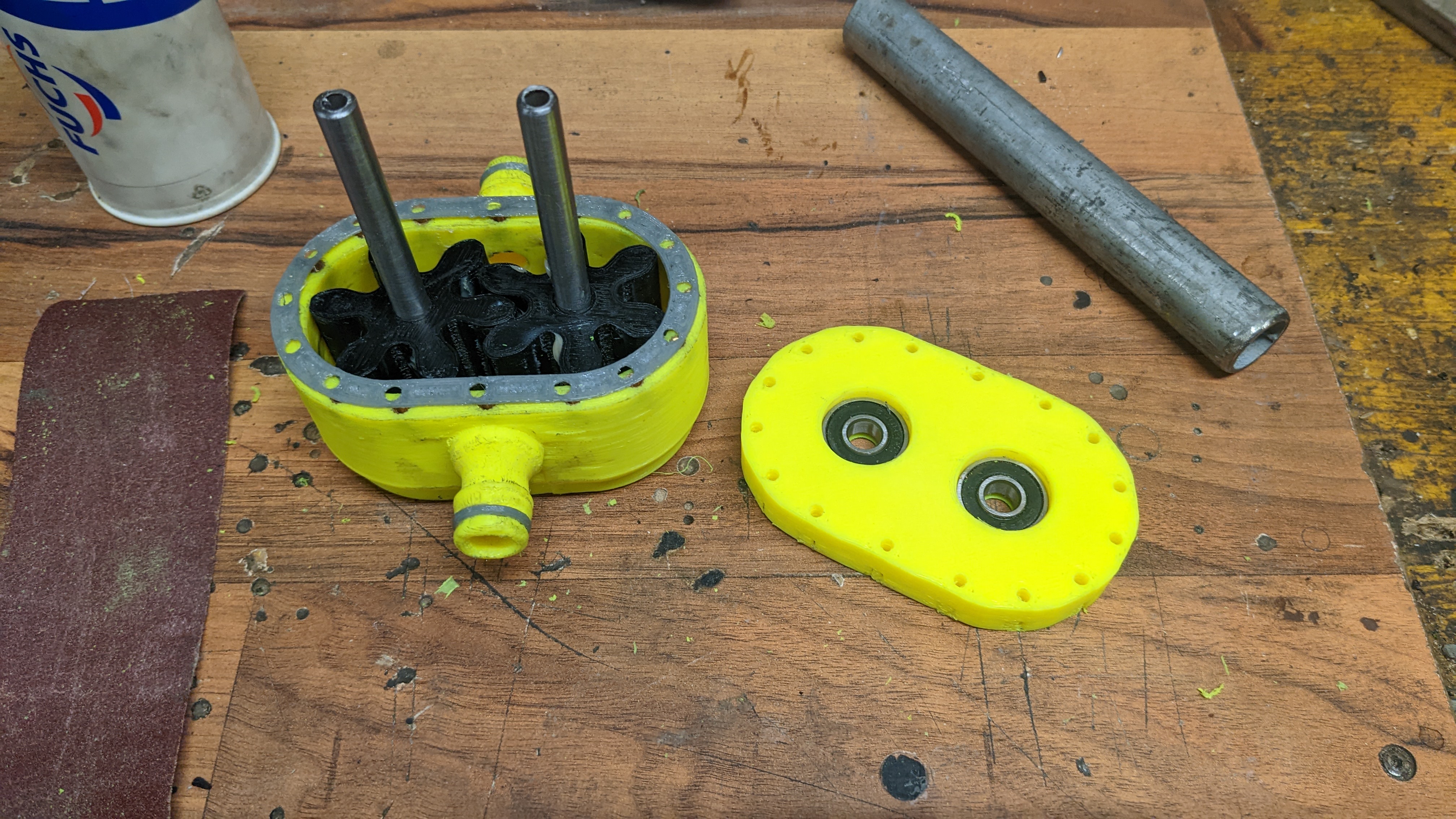 Miniatura 6 do modelo 3D Drill gear pump