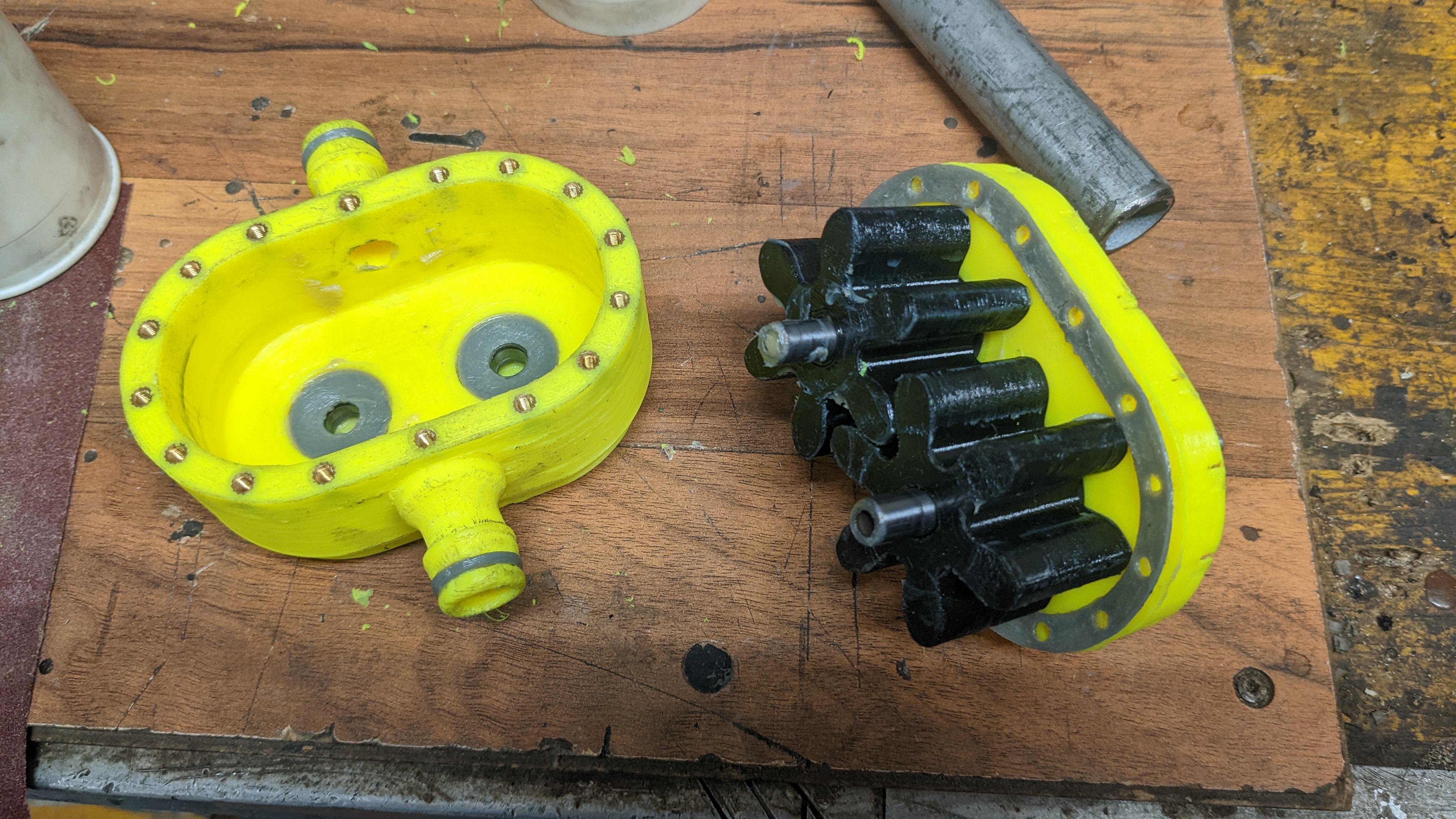 Miniatura 7 do modelo 3D Drill gear pump