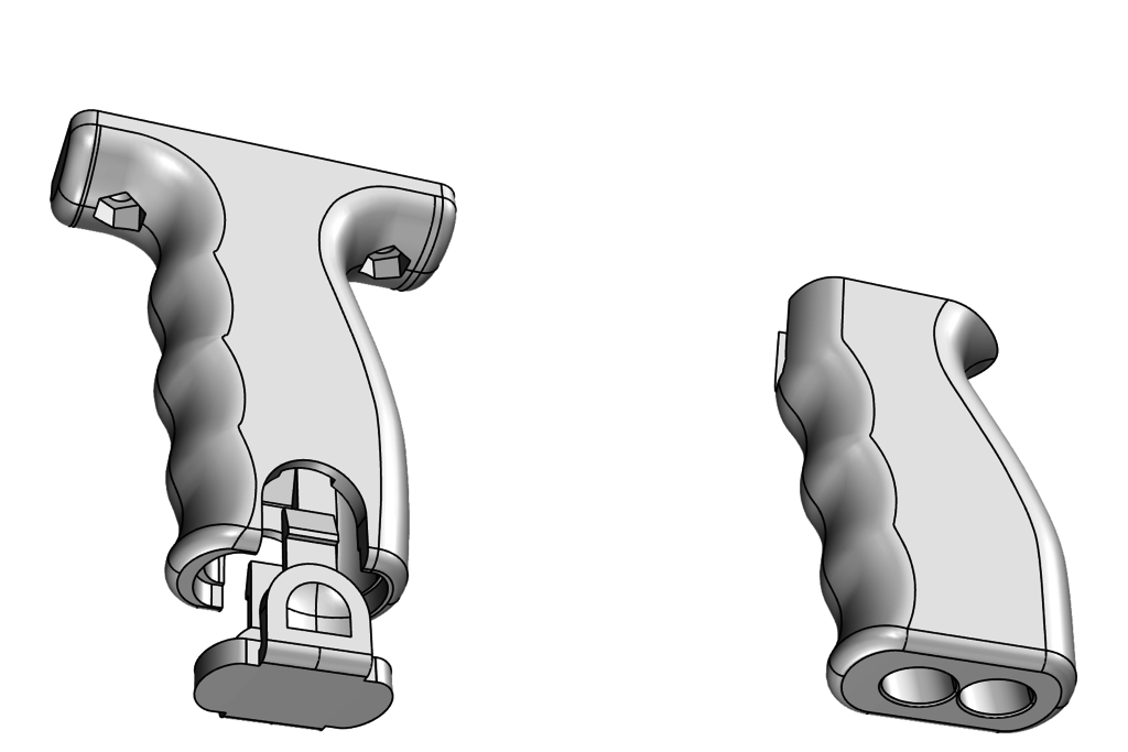 Universal Pistol Grip with Storage