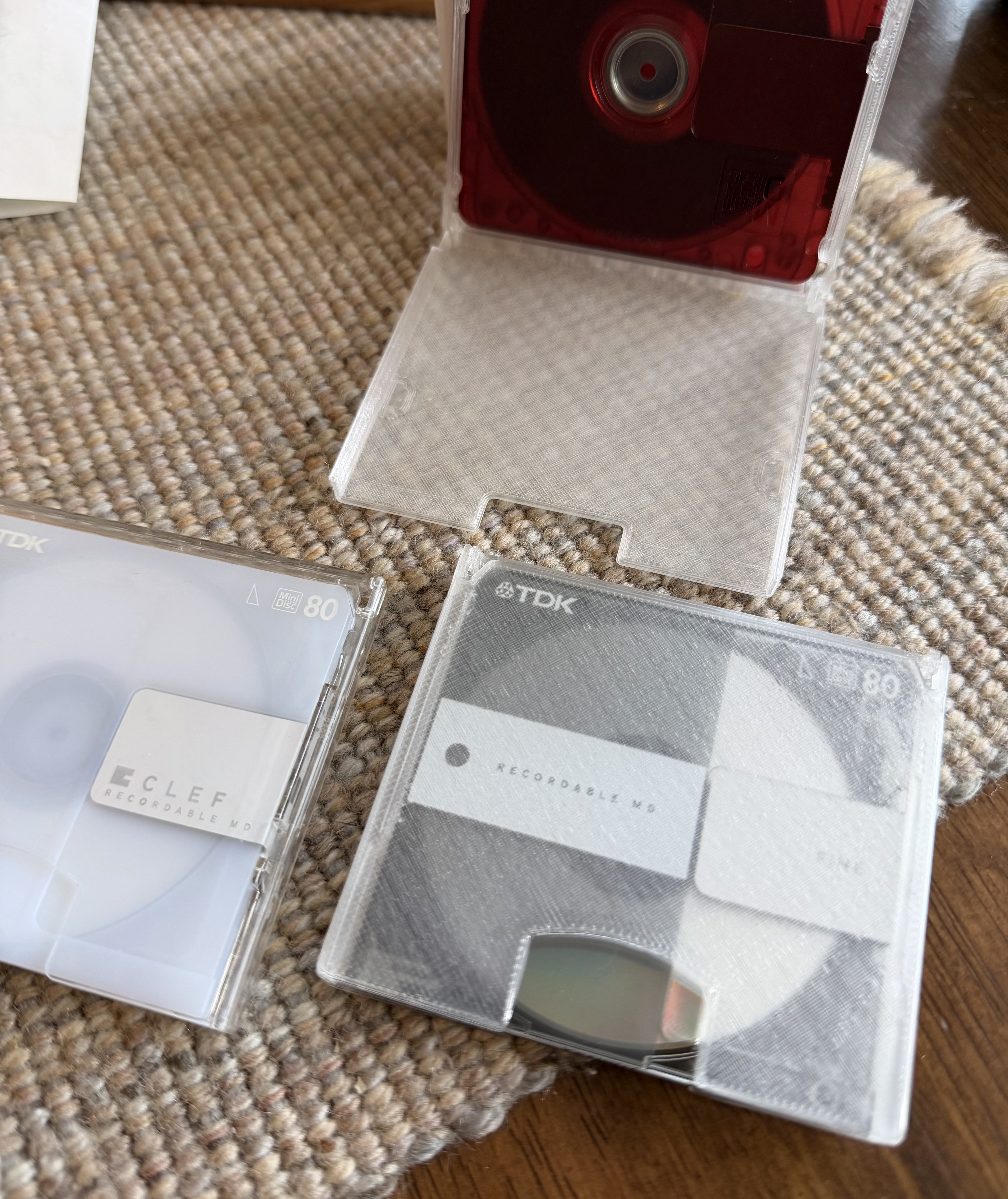 Minidisc flip case (TDK)