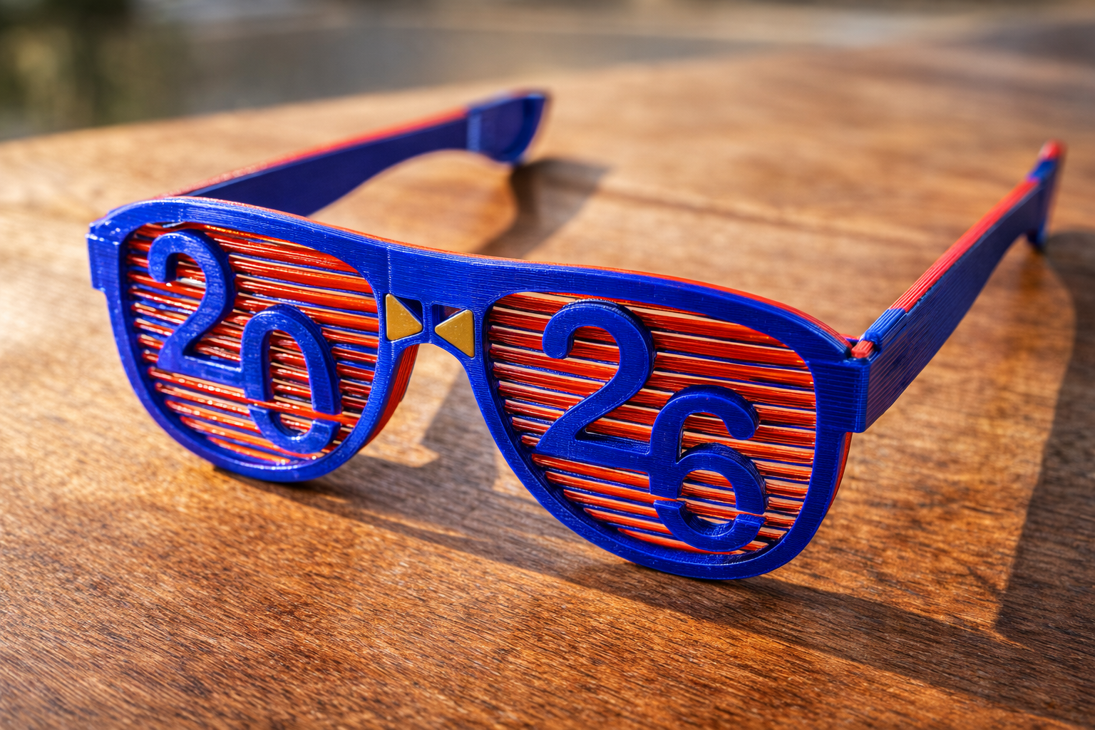 2026 happy new year  glasses
