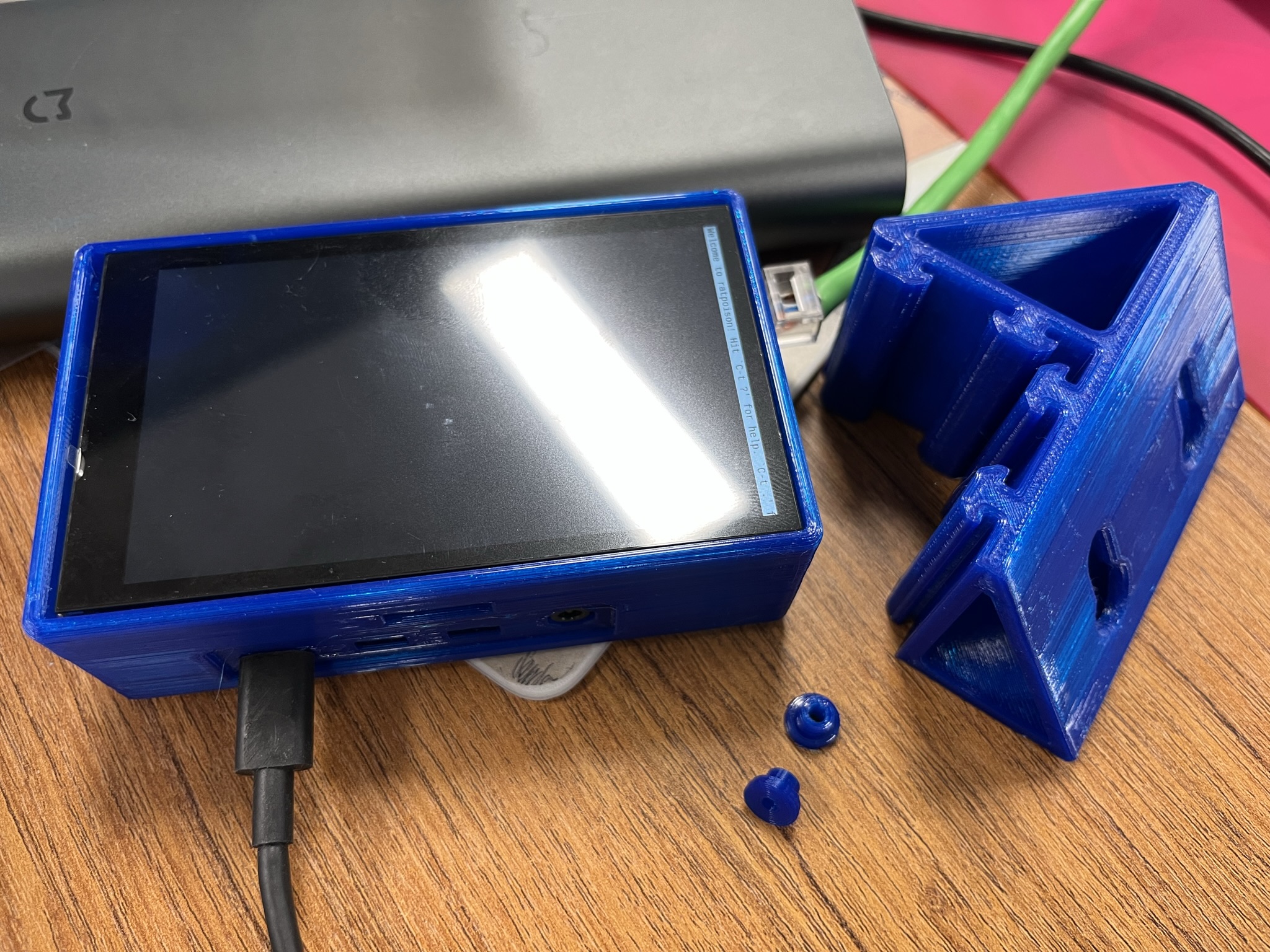 Ender 3 V2 - rpi 4 + Hyperpixel4 mount and case by PietDeVries ...