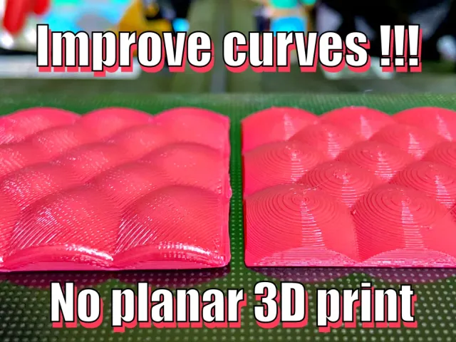 Test no planar 3d print