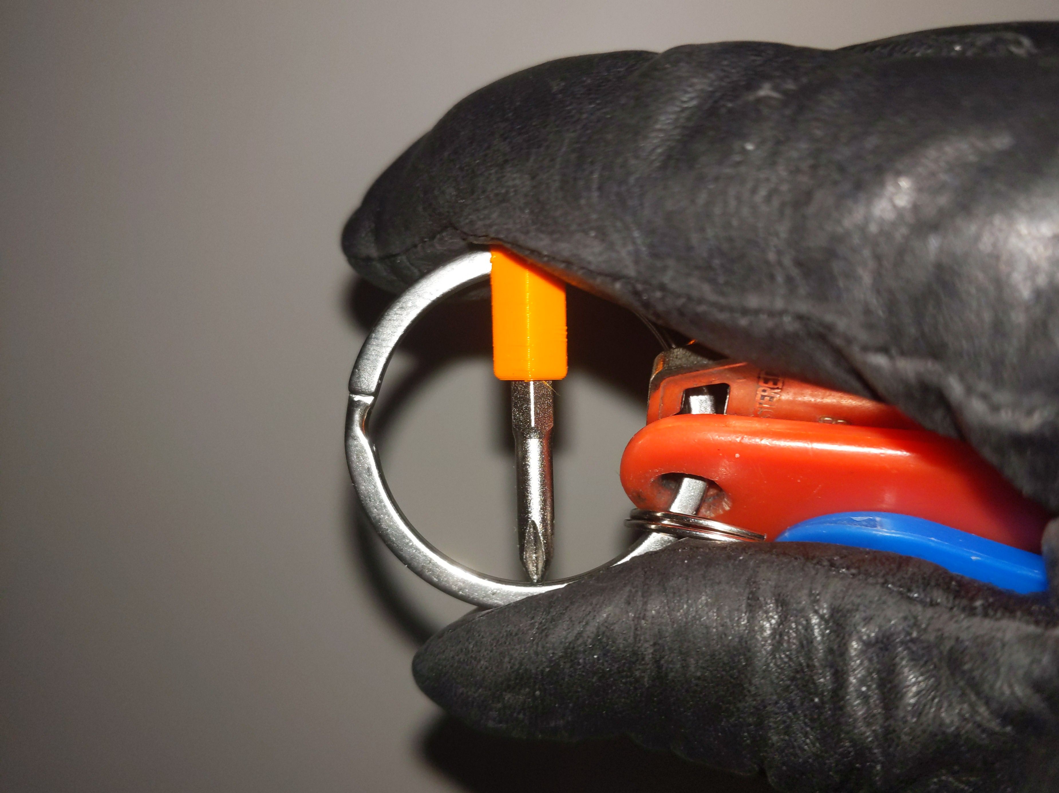 Super tiny key ring screwdriver by FuzzyRaptor, Download free STL model