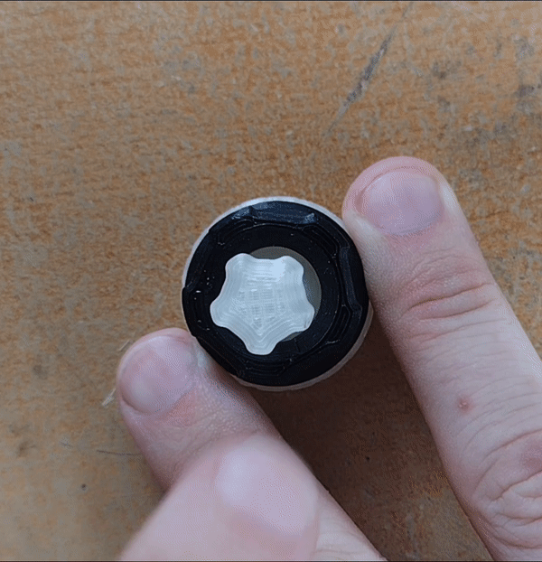 Self-centering joystick toy