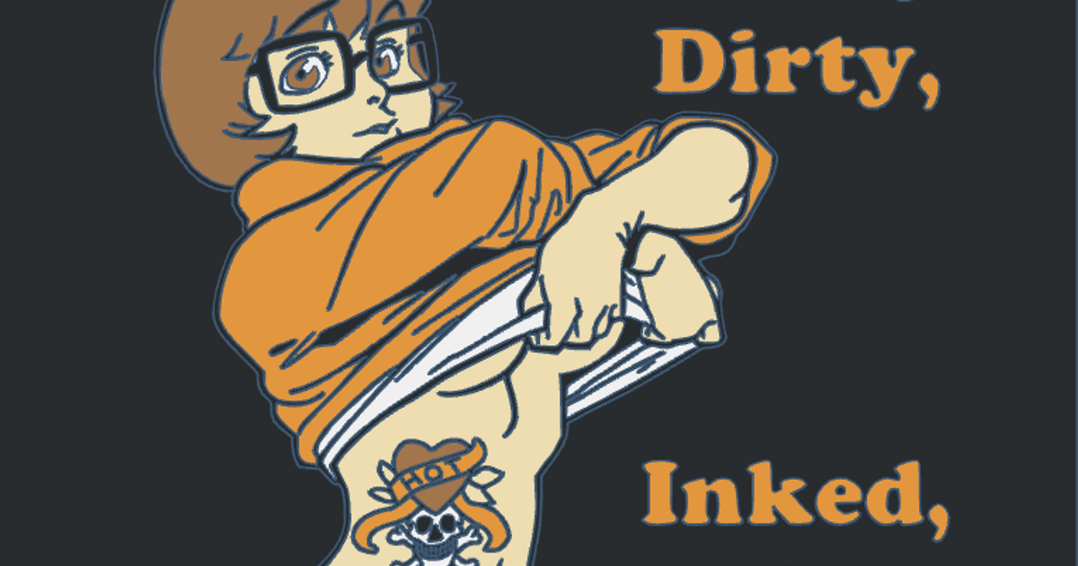 Velma Nerdy Dirty Inked And Curvy By Origamigreg Download Free Stl Model Printables Com