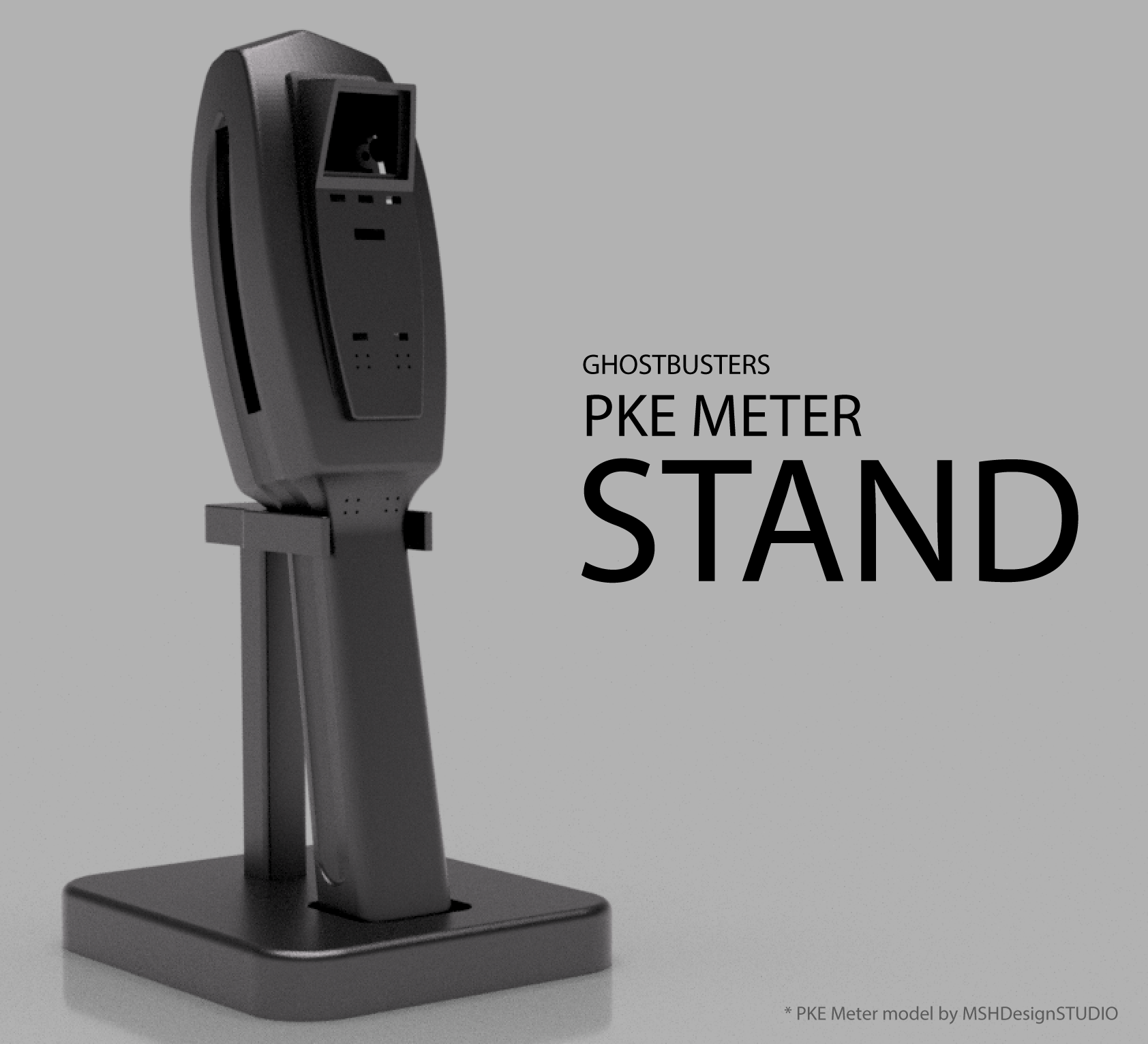 Ghostbusters PKE Meter Stand By ImperialWalker Download Free STL Ghostbusters PKE Meter Stand By ImperialWalker Download Free STL