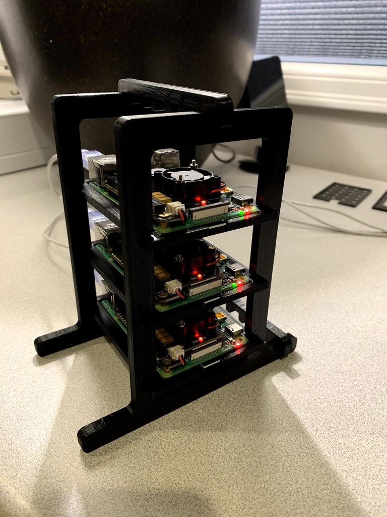 Raspberry pi 4 rack by k7n download free stl model printables