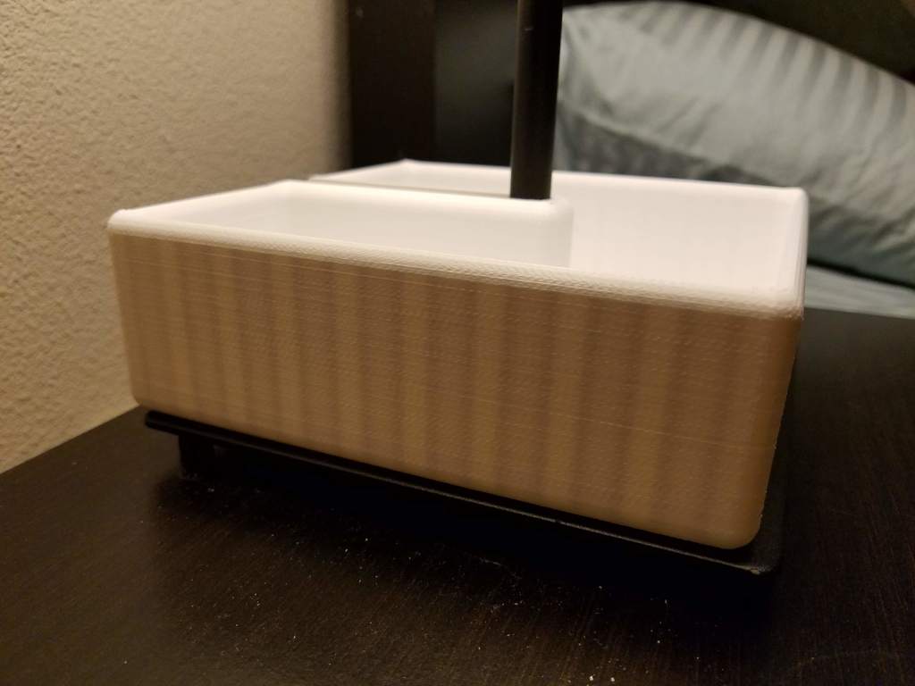 Night Stand Box for Hemma Ikea Lamp Improved by k7n Download free STL model