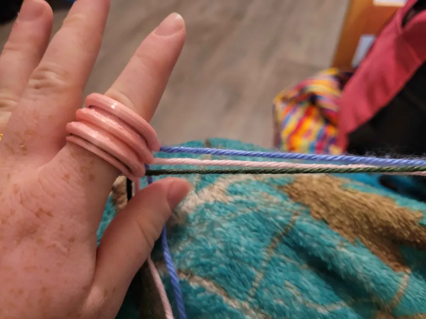 Miniatura 2 do modelo 3D Knitting Colorwork Ring