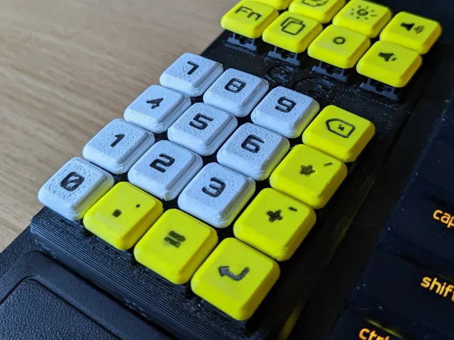 6 x 4 Macro pad with Number keys for RPi Pico