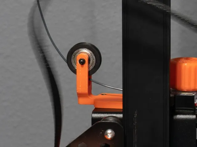 CR-6 SE Filament Roller Guide