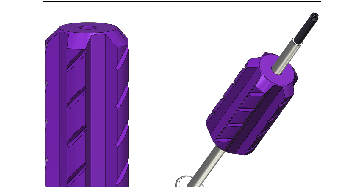 Precision Screwdriver Handle by JGFTW Download free STL model