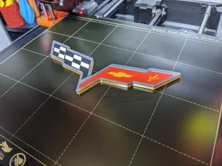 Corvette logo by Nathan S | Download free STL model | Printables.com