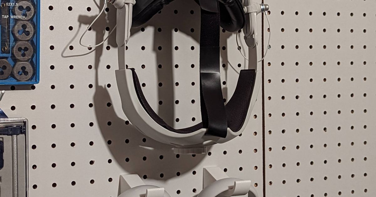 Pegboard Mounts for Oculus/Meta Quest 2 by Jonathan Lin Download free STL model