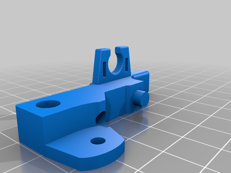 Ender 3 / CR10 Extruder Arm/Base for Direct Drive with Cable Holder by WCTT Download free STL