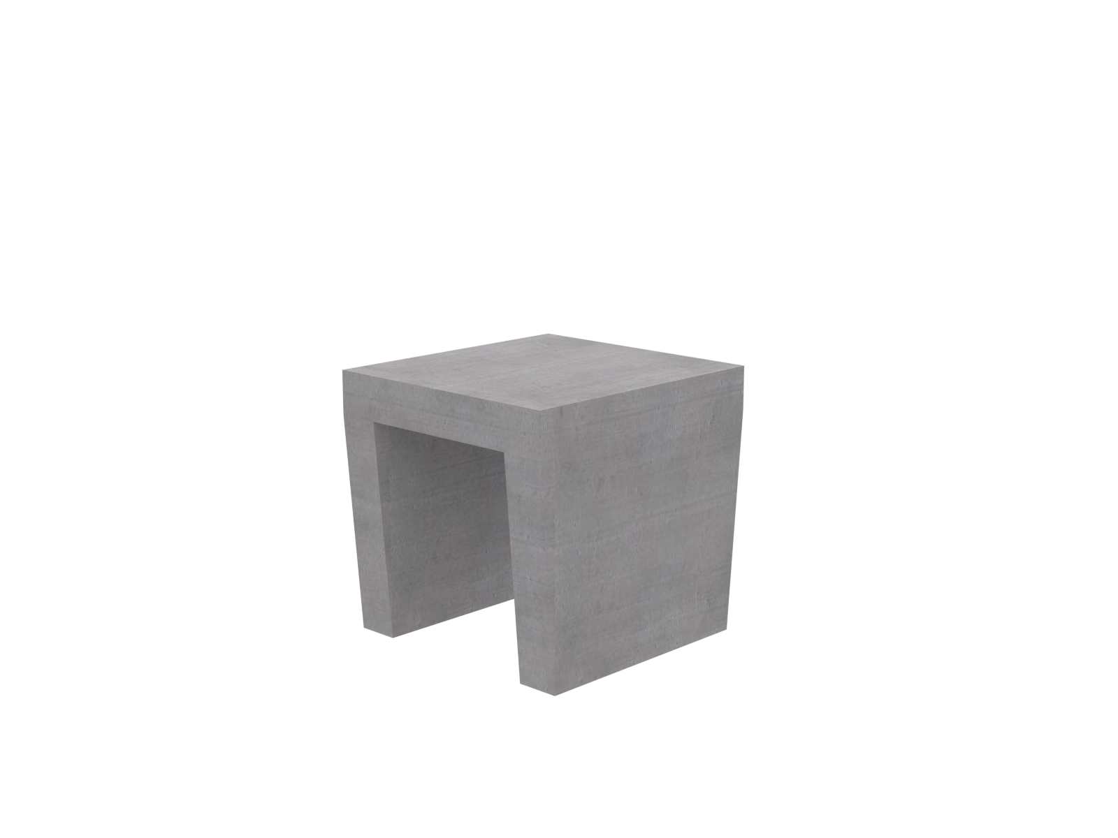 Scale Concrete Stool - V1