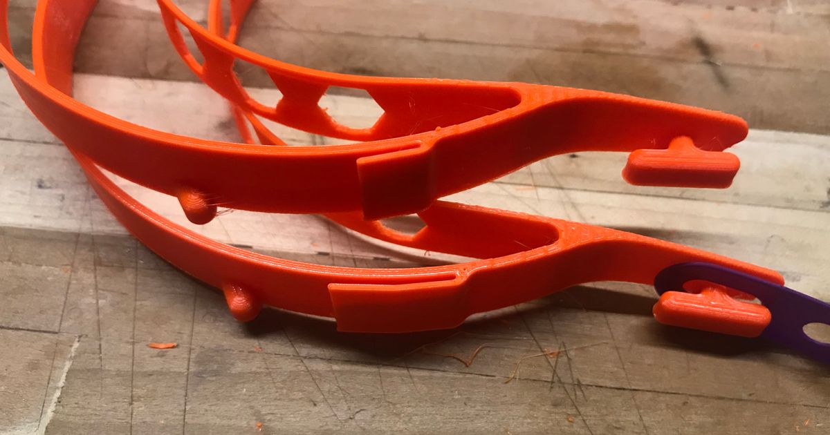 Extended shield clips on Face shield A4 binding sheet easy punching