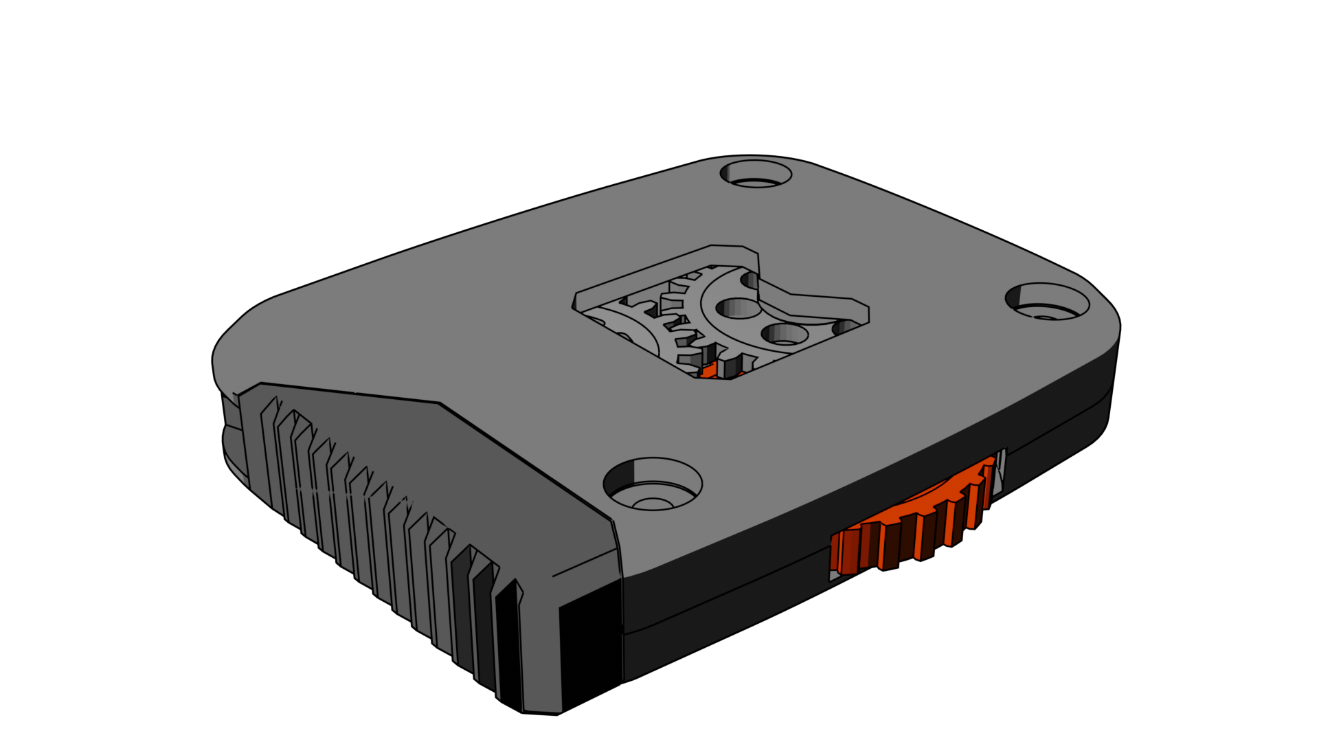 Miniatura 2 do modelo 3D Geared Fidget Box