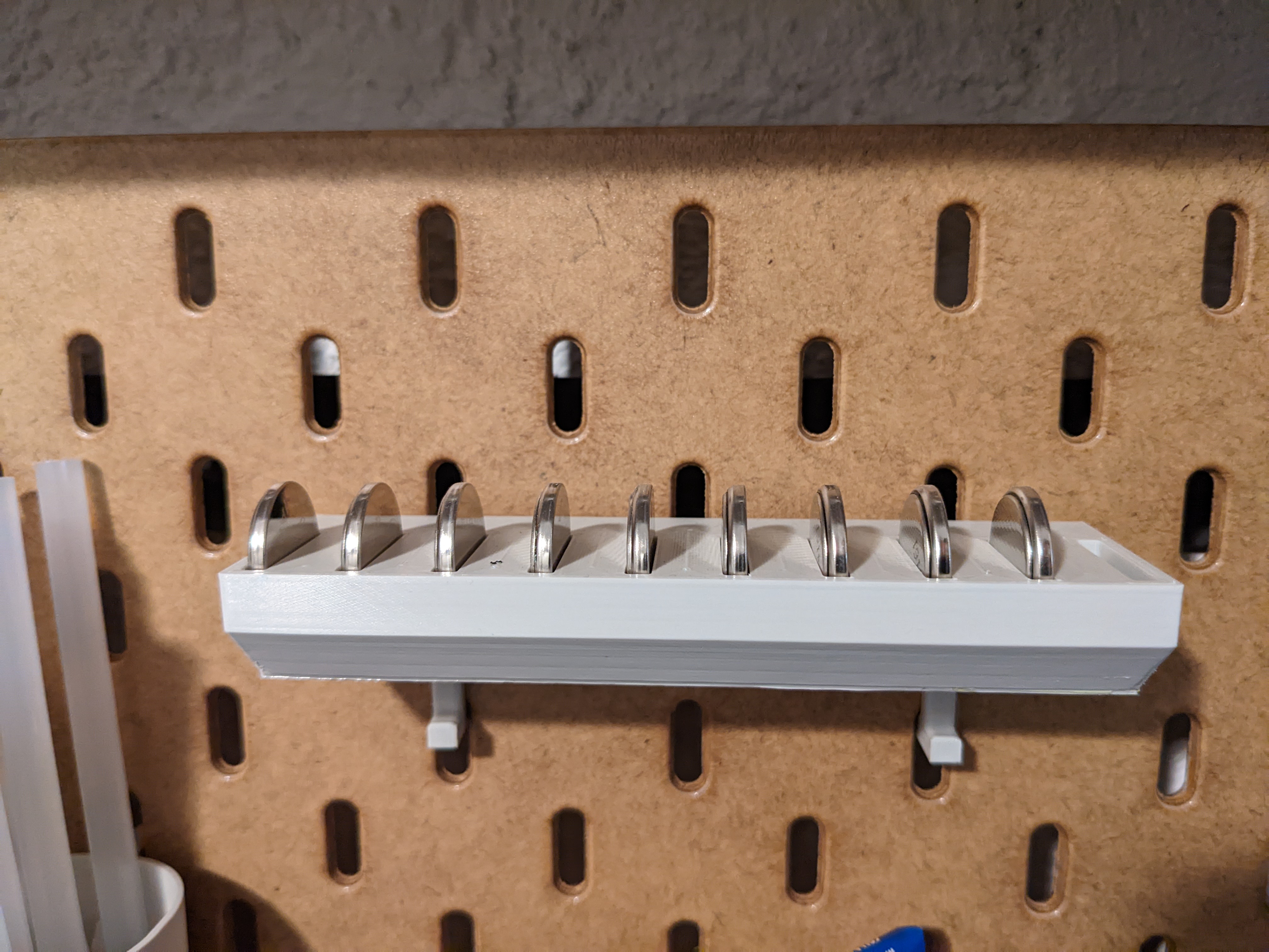 Ikea Skadis CR2032 Holder