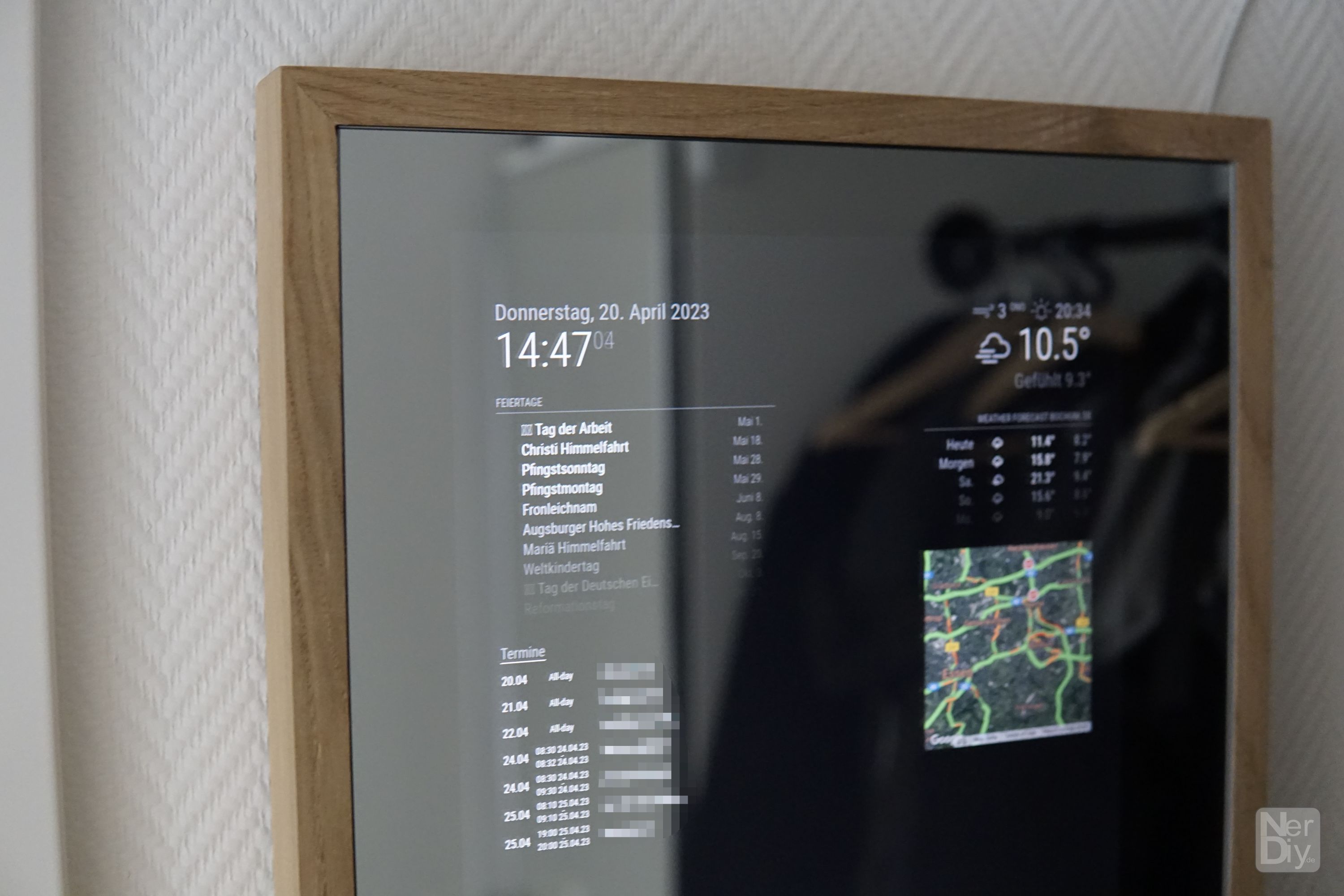 MagicMirror frame parts for Lenovo Q24i-1L TFT display by Nerdiy.de — thumbnail 9