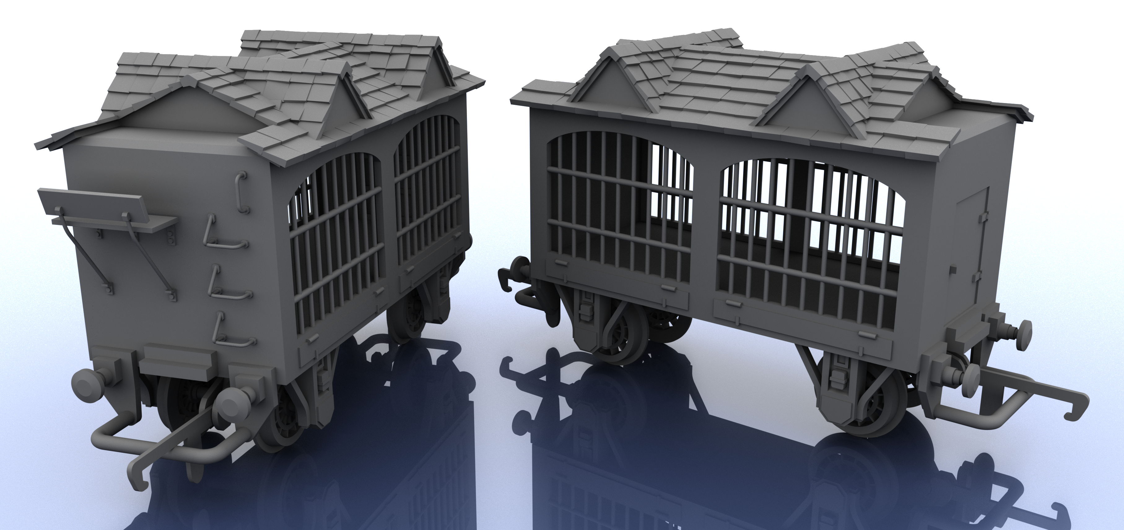 OO Scale Train - Circus - Cage Style 4