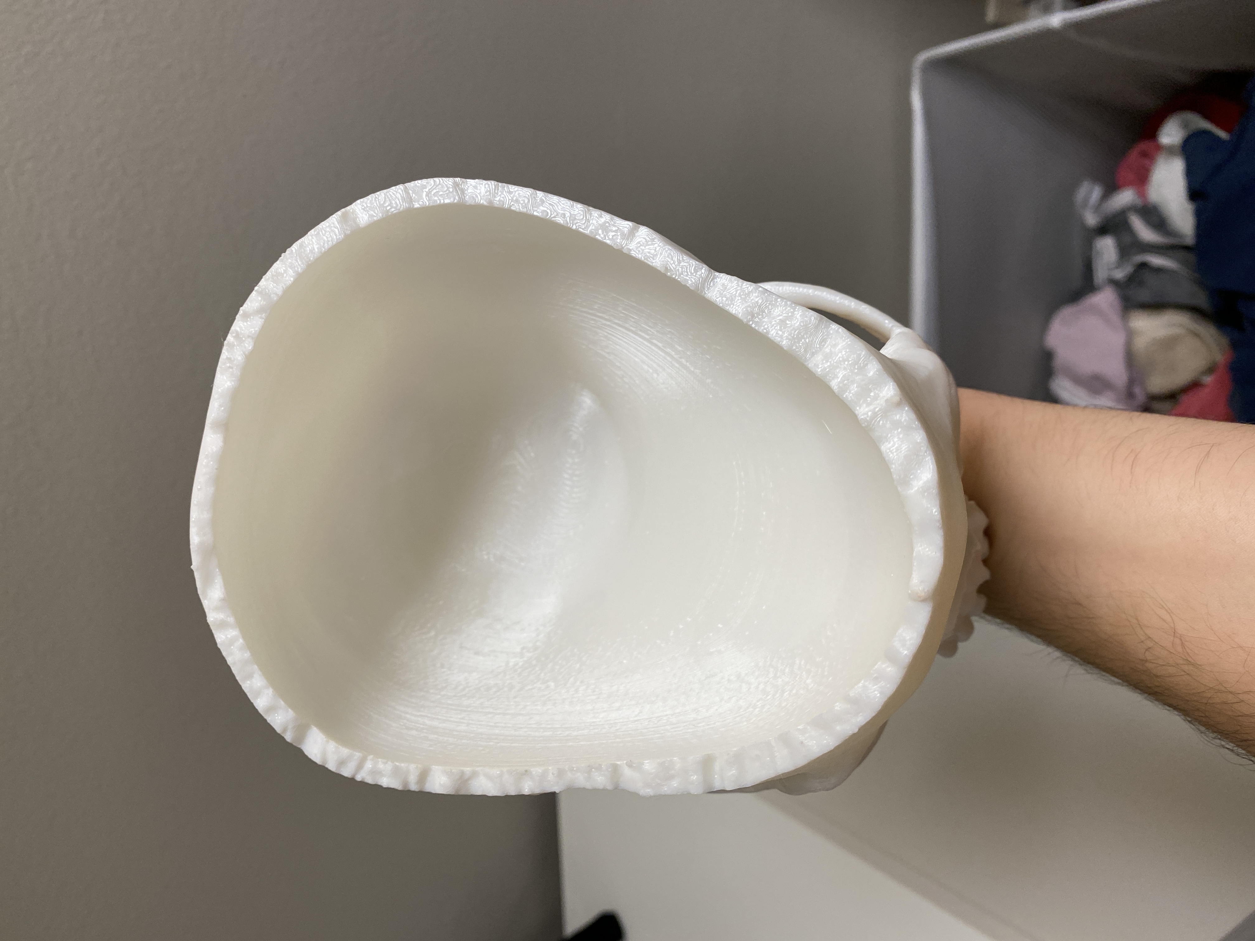 Realistic Skull Candy Bowl | Halloween Skull Decoration — miniatura 4